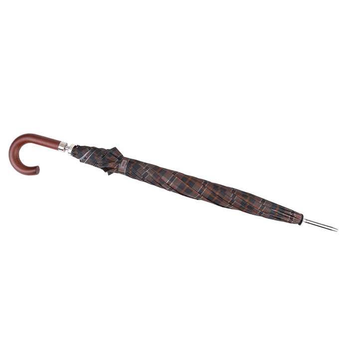 totes® Premium Automatic Walker Wood Crook Country Check Print   Extra Image 2